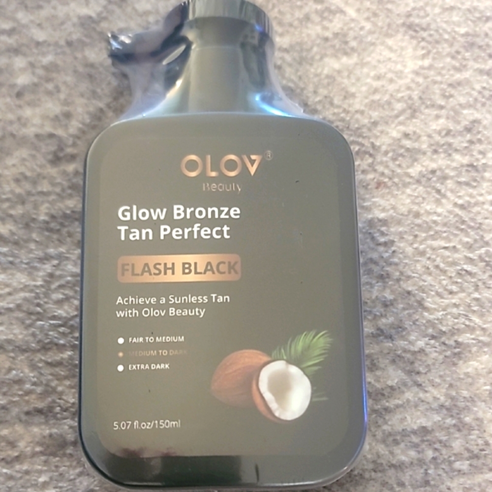 Glow Bronze Tan Perfect - Flash Black